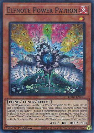 1st Edition Elfnote Power Patron [BPRO-EN013 Near Mint] Super Rare