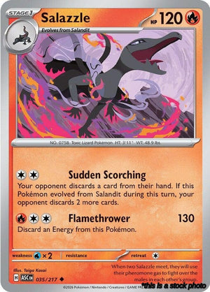 Uncommon Salazzle - 035/217 [035/217 Near Mint ]