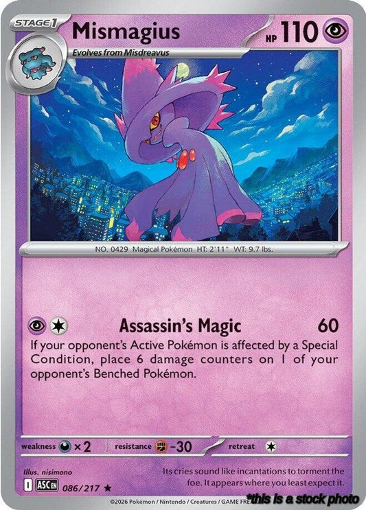 Rare Mismagius [086/217 Near Mint ]