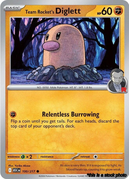 Team Rocket's Diglett