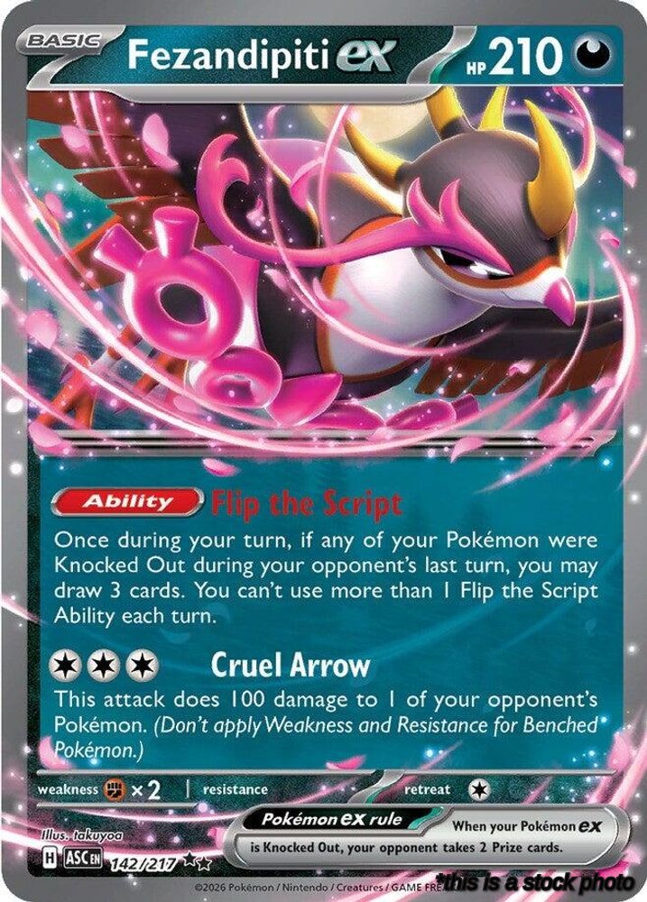 142/217 Fezandipiti ex Double Rare Holofoil