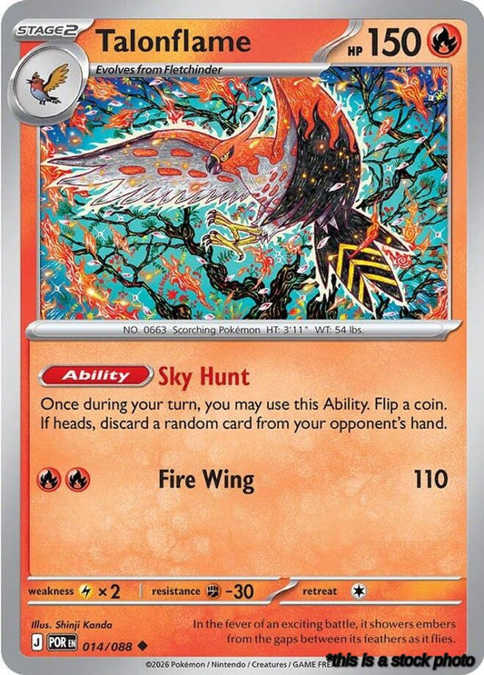 Normal Talonflame - 014/088 [014/088 Near Mint ]