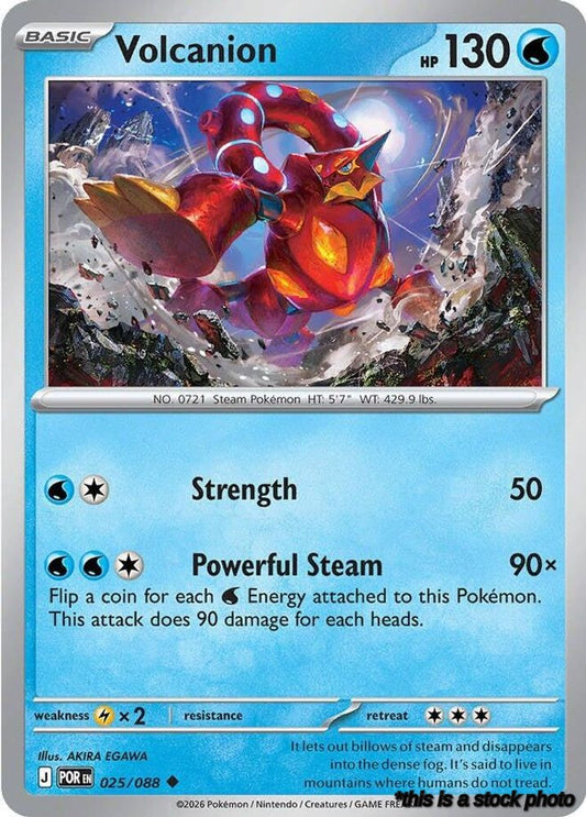 Normal Volcanion [025/088 Near Mint ]