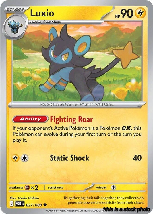Uncommon Luxio [027/088 Near Mint ]
