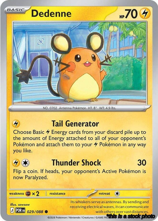Normal Dedenne - 029/088 [029/088 Near Mint ]
