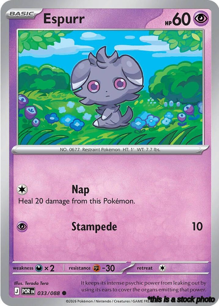 Normal Espurr - 033/088 [033/088 Near Mint ]