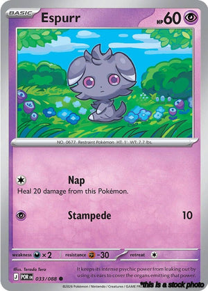 Normal Espurr - 033/088 [033/088 Near Mint ]