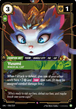056/219-UNL Yuumi, Magical Cat Rare