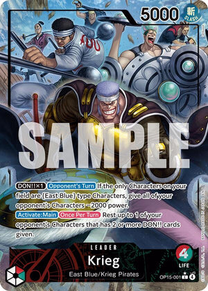 OP15-001 Krieg (OP15-001) (Alternate Art) Leader