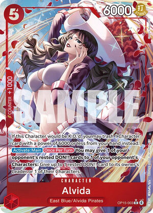 Alvida (Alternate Art) [OP15-003]