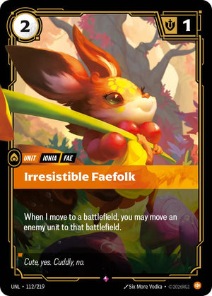 112/219-UNL Irresistible Faefolk Rare