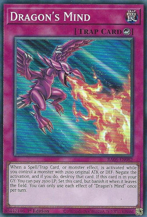 1st Edition Dragon's Mind [RA05-EN082 Near Mint] Super Rare