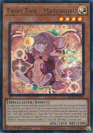 1st Edition Fairy Tail - Matchgiru [BLZD-EN016 Near Mint] Ultra Rare