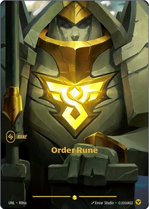 R06a-UNL Order Rune (R06a) Showcase