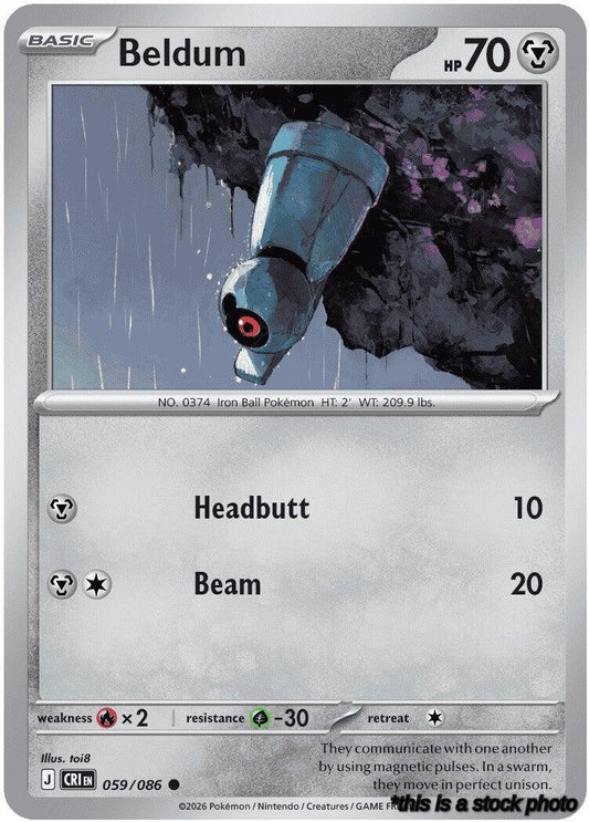 Common Beldum [059/086 Near Mint ]