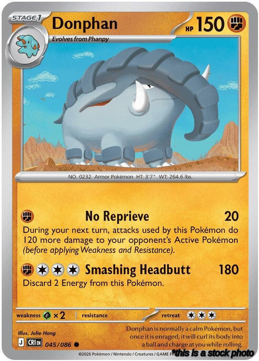 Common Donphan [045/086 Near Mint ]