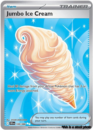 109/086 Jumbo Ice Cream Ultra Rare Holofoil