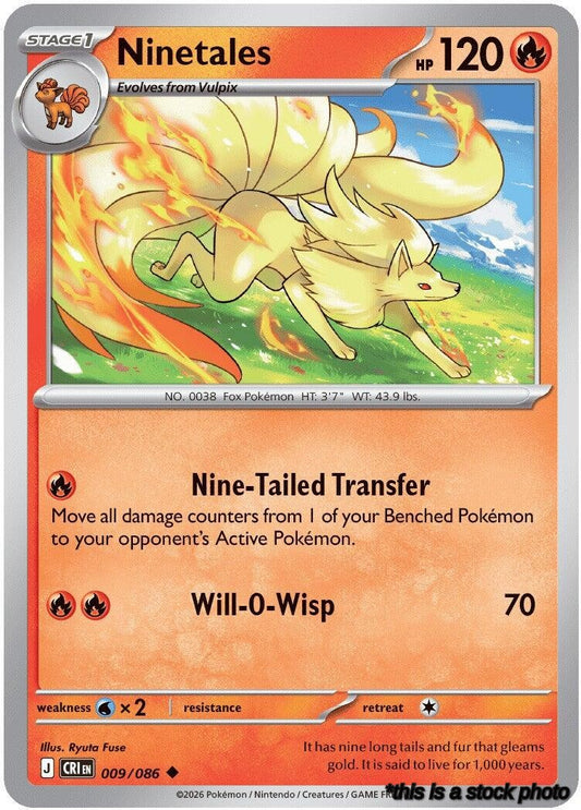 Uncommon Ninetales [009/086 Near Mint ]