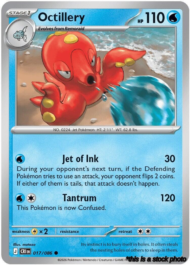 Common Octillery [017/086 Near Mint ]