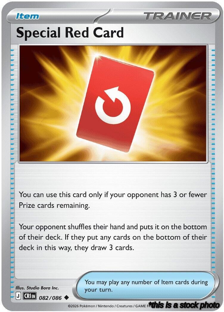 082/086 Special Red Card Uncommon Normal