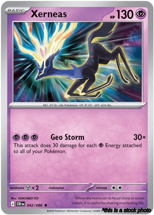 Holofoil Xerneas - 042/086 [042/086 Near Mint ]