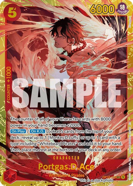 OP16-118 Portgas.D.Ace (118) Secret Rare