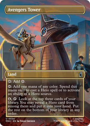 Avengers Tower (Borderless) [MSH/334] 2026 Magic: The Gathering