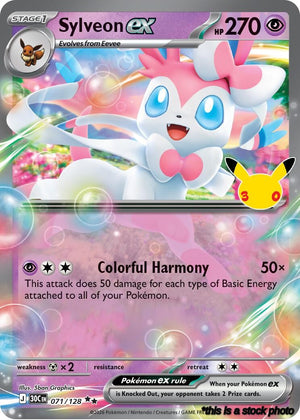 071/128 Sylveon ex Double Rare Holofoil