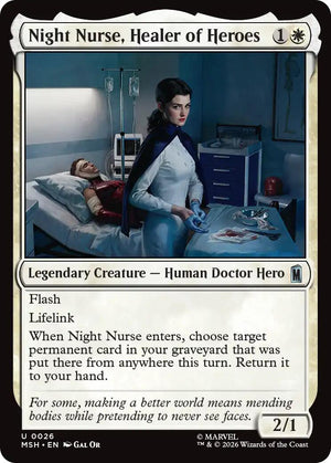 Night Nurse, Healer of Heroes [MSH/26] 2026 Magic: The Gathering