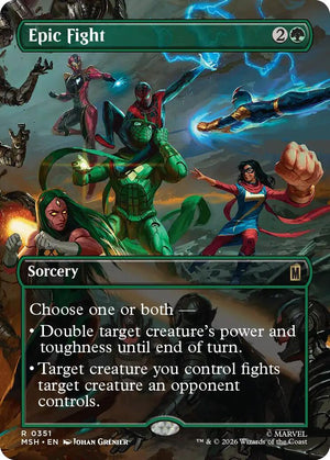 Epic Fight (Borderless) [MSH/351] 2026 Magic: The Gathering