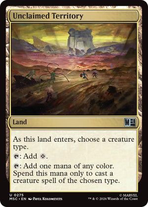 Unclaimed Territory [MSC/275] 2026 Magic: The Gathering