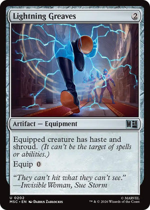 Lightning Greaves [MSC/202] 2026 Magic: The Gathering
