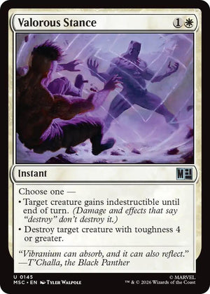 Valorous Stance [MSC/145] 2026 Magic: The Gathering