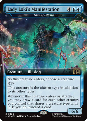 Lady Loki's Manifestation - Titan of Littjara (Extended Art) [MSC/335] 2026 Magic: The Gathering