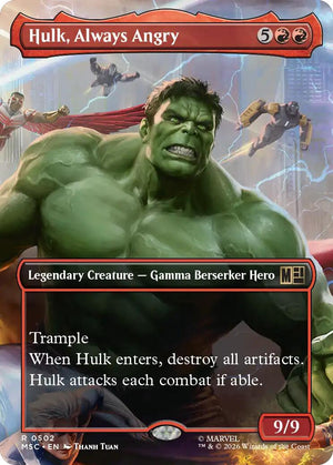 Hulk, Always Angry (Borderless) [MSC/502] 2026 Magic: The Gathering