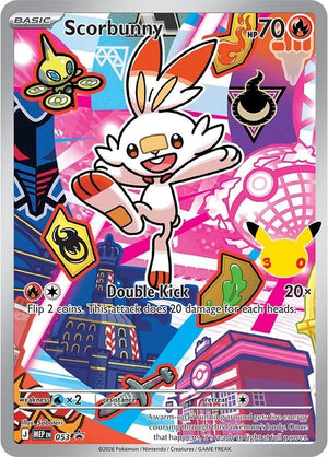 Holofoil Scorbunny - 053 [053 Near Mint ]