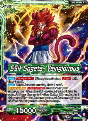 BT31-041 SS4 Son Goku & SS4 Vegeta // SS4 Gogeta, Vainglorious