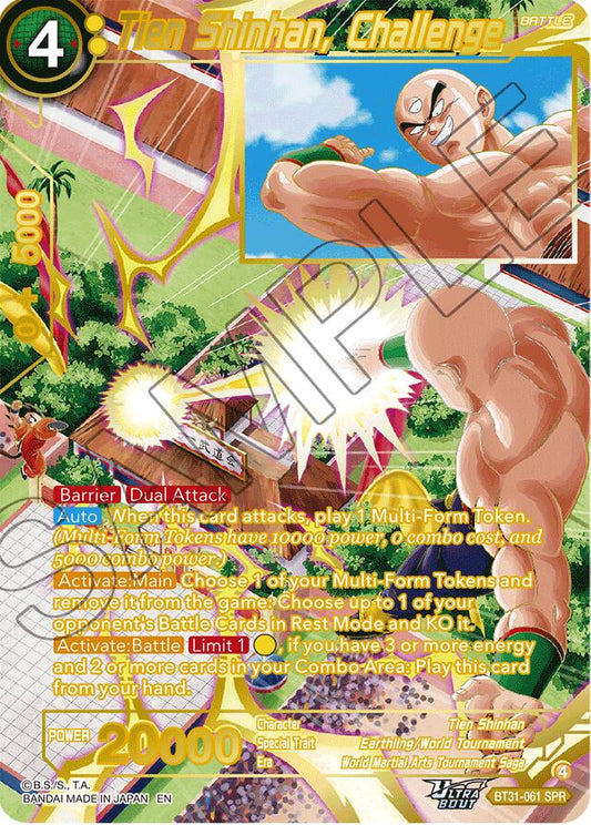 Tien Shinhan, Challenge (SPR)