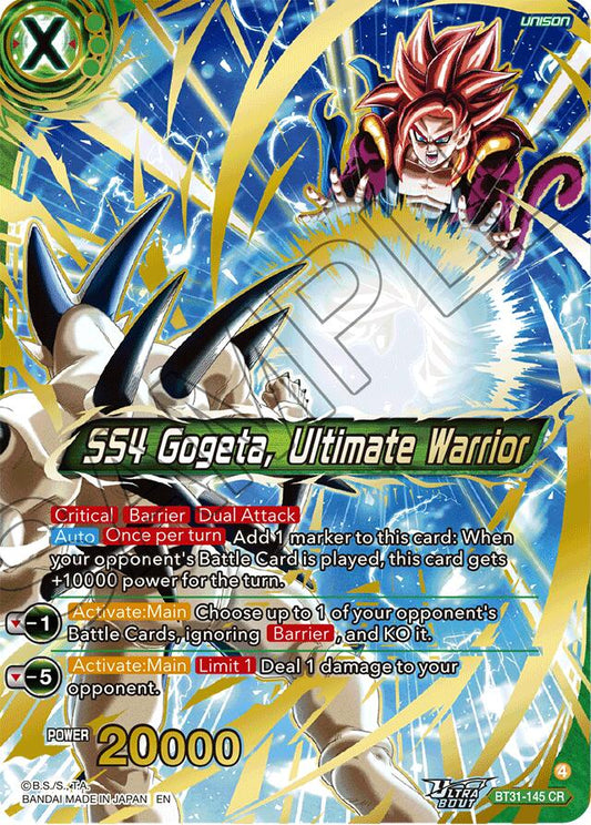 SS4 Gogeta, Ultimate Warrior
