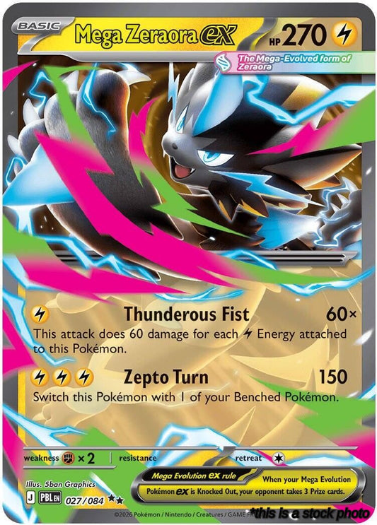 Mega Zeraora ex - 027/084