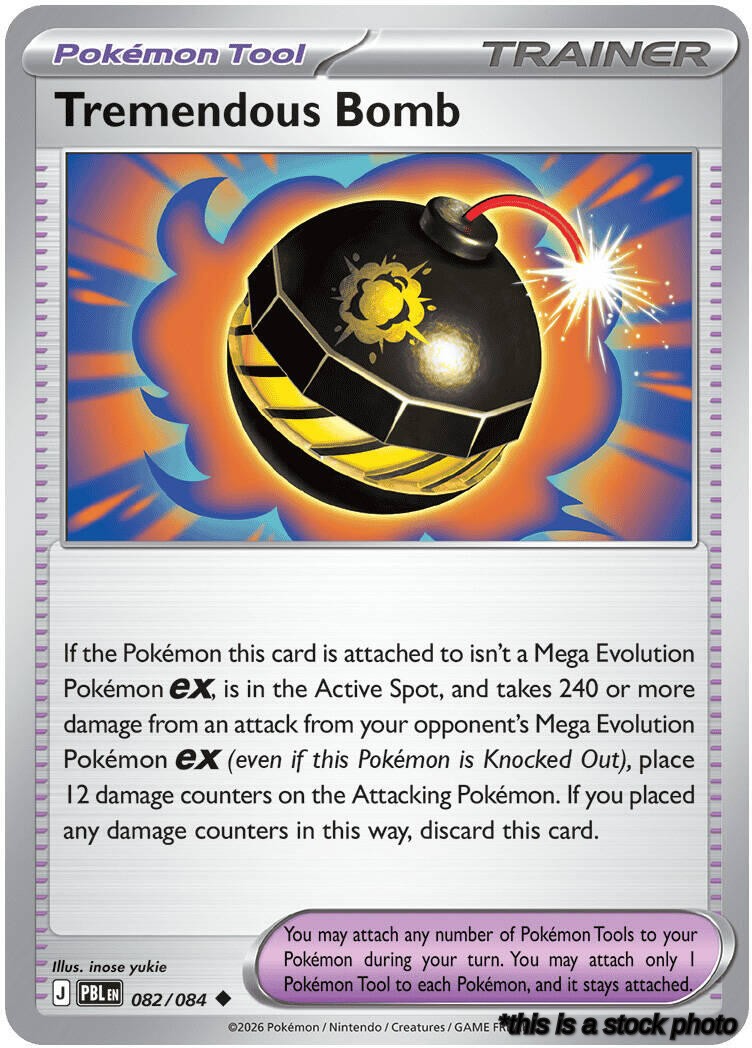082/084 Tremendous Bomb Uncommon Reverse Holofoil