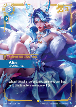 SP3/006-VEN Ahri, Inquisitive Showcase