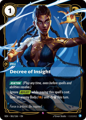 061/166-VEN Decree of Insight Rare