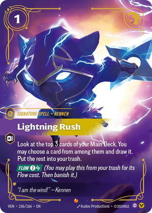156/166-VEN Lightning Rush Epic