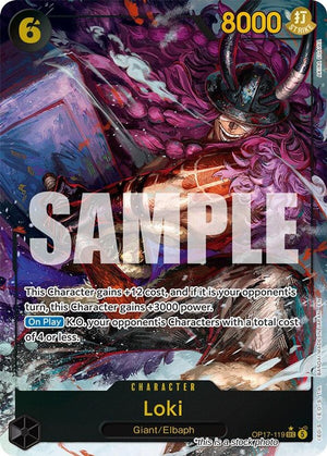 OP17-119 Loki (Alternate Art) Secret Rare