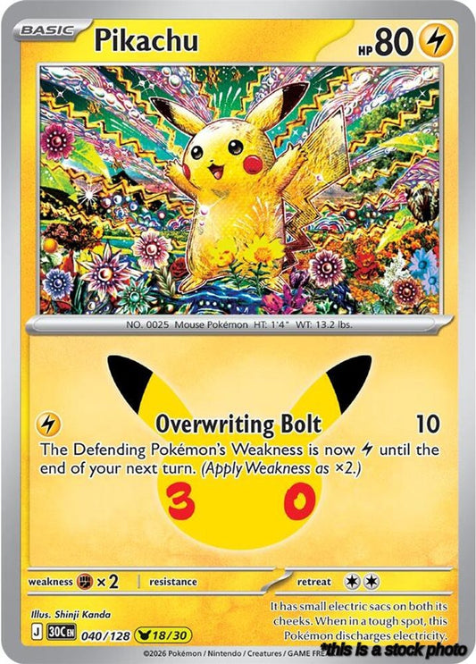 Pikachu - 040/128