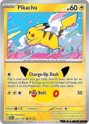 042/128 Pikachu Pikachu Rare Holofoil