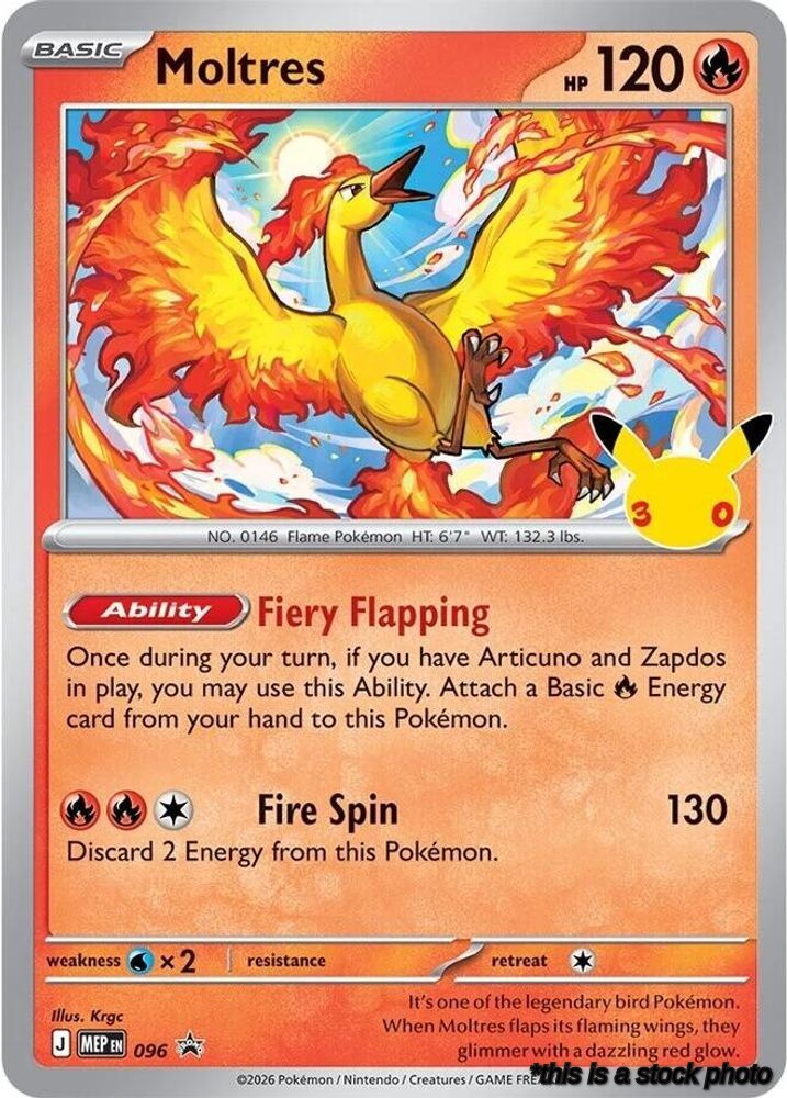 Moltres - 096 (30th Celebration)