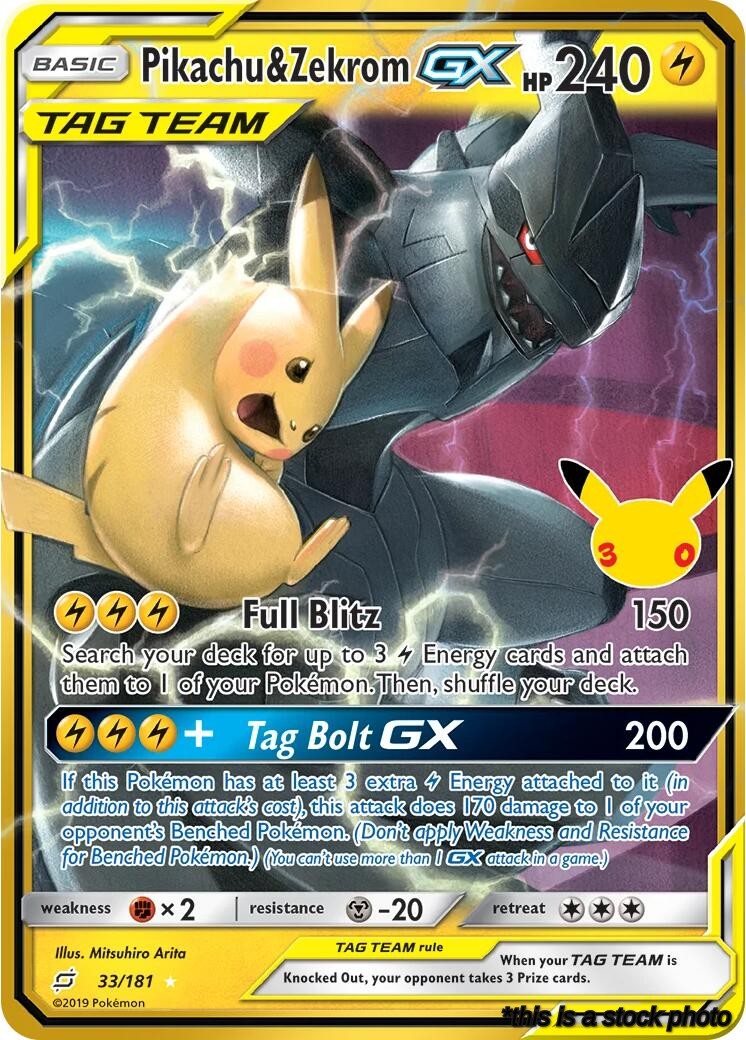 Pikachu & Zekrom GX