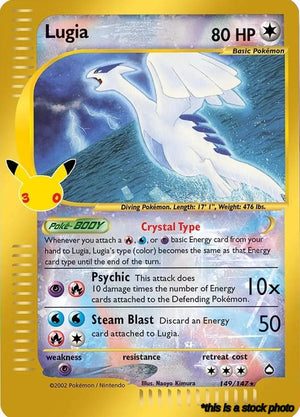 149/147 Lugia Classic Collection Holofoil